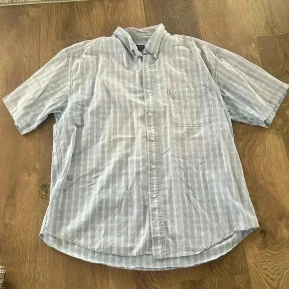 blue stripe button down - Picture 1 of 5